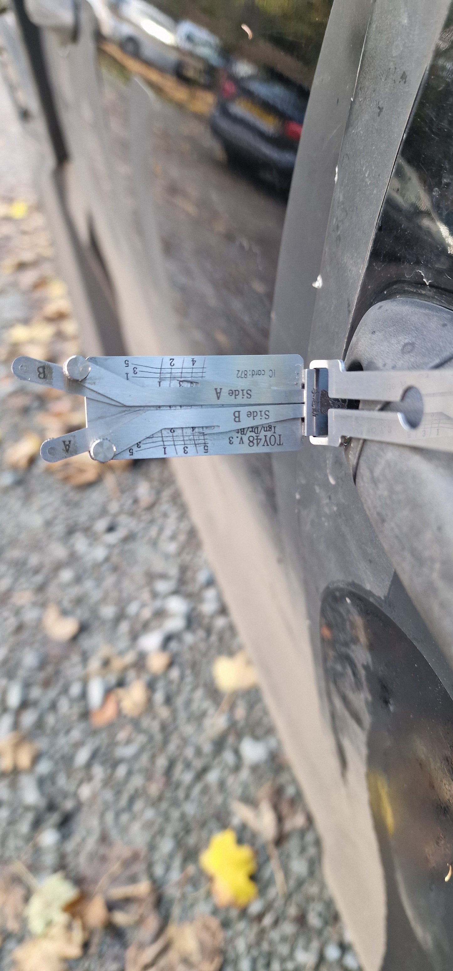 Video call lock picking
