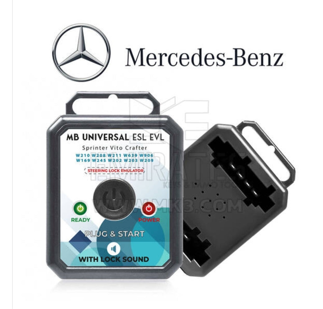 MB Universal Emulator - ESL ELV - Mercedes Benz VW Crafter Sprinter Steering Lock Emulator With Lock Sound
